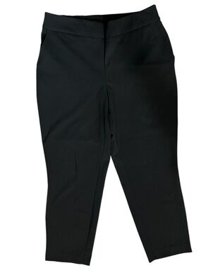 Hilary Radley Pull On Ankle Pant Black Size 12